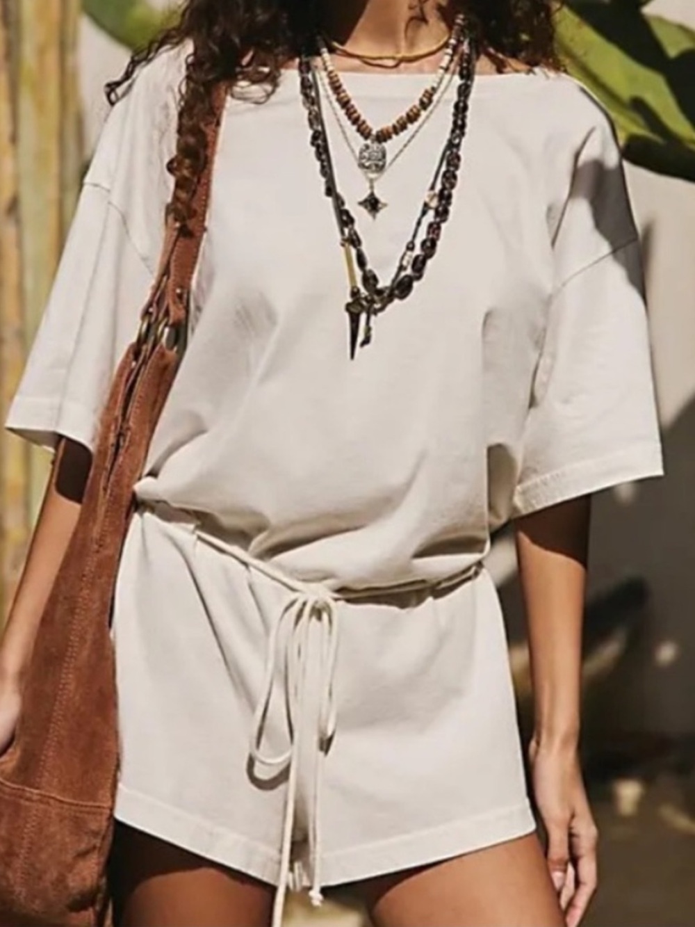 Free People XSmall Free-est Monet Romper Coconut Milk Ivory 100% Cottonseed